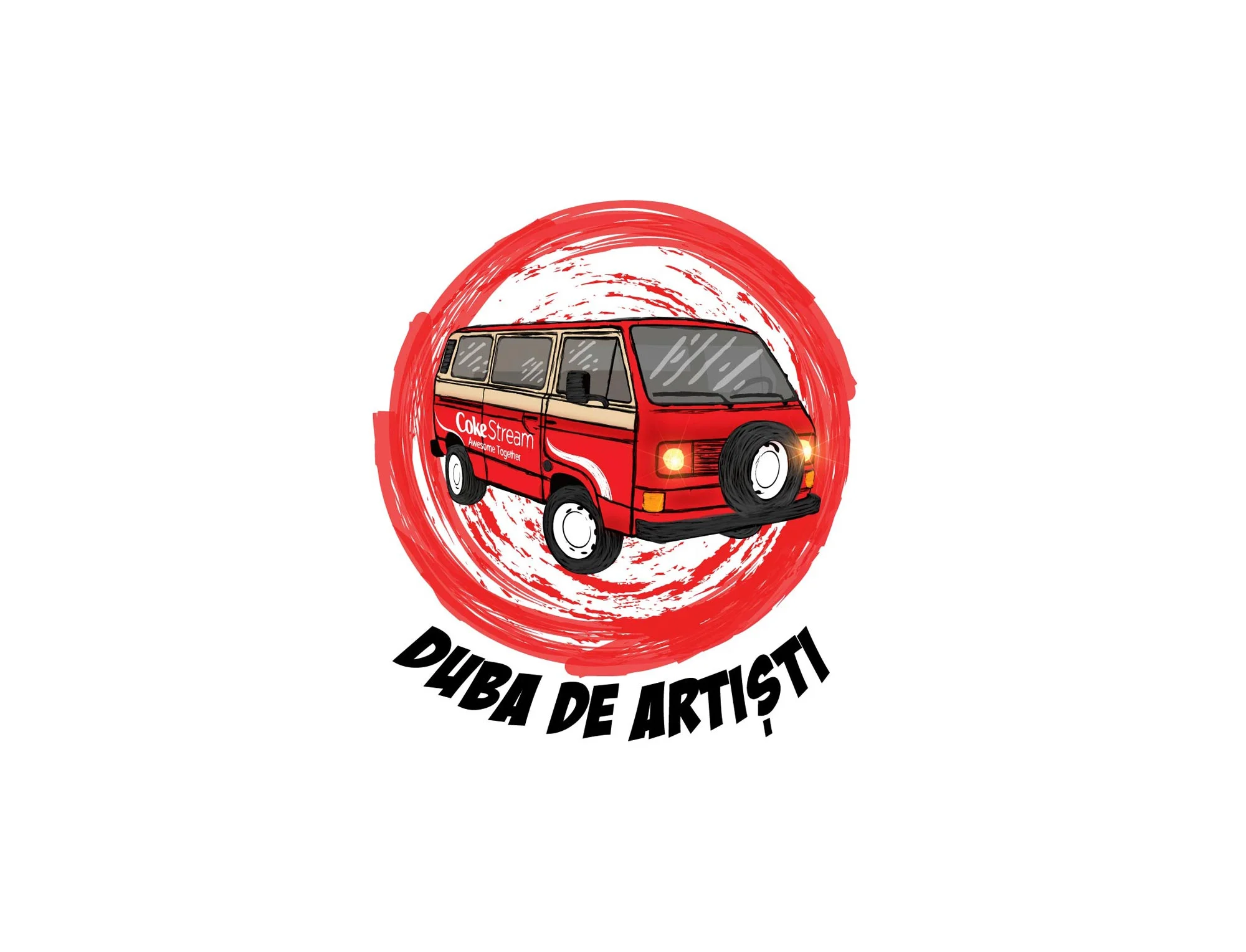 Duba de Artiști - logo design realizat de pixlab
