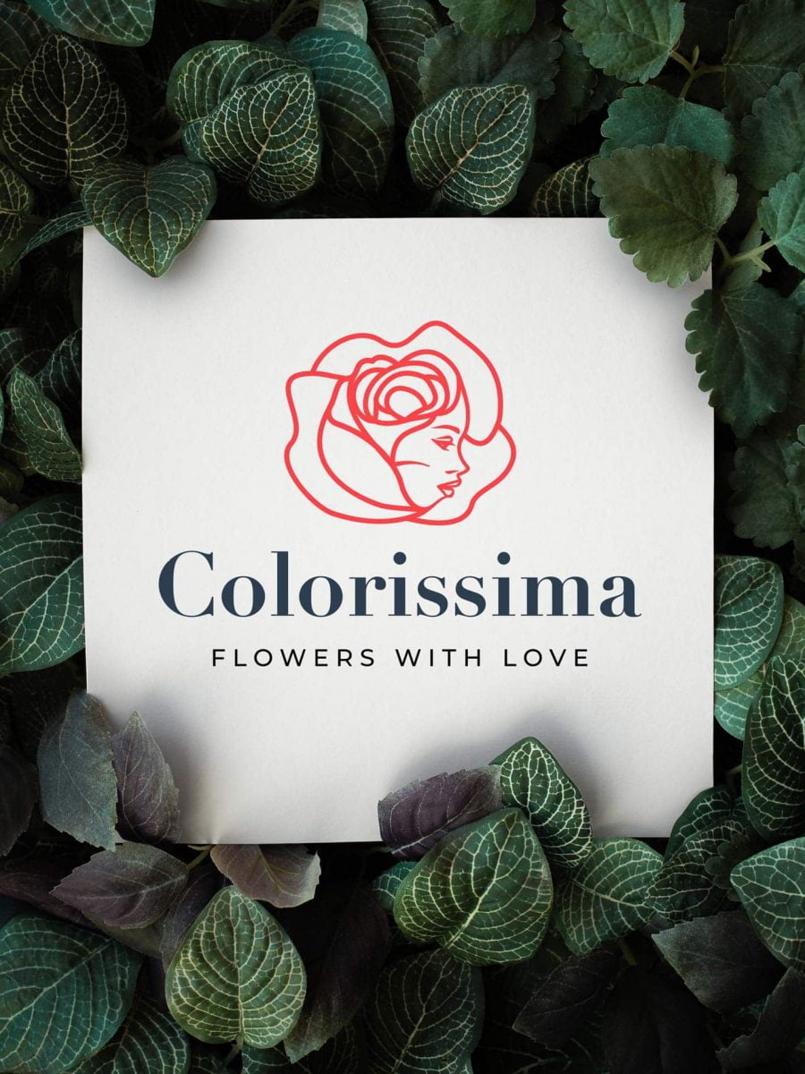 Colorissima - logo design realizat de pixlab